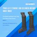 NOVAPARTS Pair Left & Right Air Cleaner Intake Duct Hose 2780905182 2780902082 for Mercedes-Benz CLS550 E550, CLS63 E63 AMG S LH & RH Replaces # 278-090-51-82 278-090-20-82