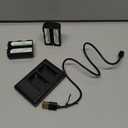 Tectra 2 Pack NP-FM500H NPFM500H Battery and LED Dual Charger for Sony Alpha SLT A58 A57 A65 A77 A99 A77V A77II A350 A450 A500 A550 A700 A850 A900 Alpha a99 II CLM-V55 DSLR Camera