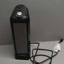 Lasko Oscillating Ceramic Tower Space Heater for Home with Overheat Protection, Adjustable Thermostat, and 2 Speeds, 15.7 Inches, Black, 1500W, CT16450