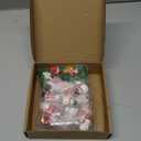 Skylety 40 Pieces Mini Resin Christmas Figurines for Snow Globe DIY Crafts Village Decorations - Small Xmas Santa Snowmen Miniature Ornaments Snowglobe Making Kit