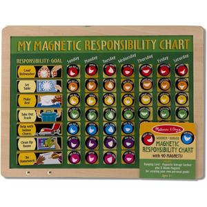 My Magnetic Responsibility Chart + FREE Melissa & Doug Scratch Art Mini-Pad Bundle [37891]