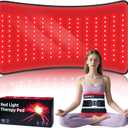 2026 Upgraded Red Light Therapy Pad for Body, FSA/HSA Eligible Red Light Therapy Belt with Timer, 24" x 12" Near Light Mat 660nm&850nm Infrared Light Therapy Wrap for Back Shoulder Muscle Pain (Black)