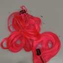 Pink Hair Extensions Clip in, 22 Inch 10 Pcs Long Straight Colored, for Kids Girls Women Highlight Party, Synthetic