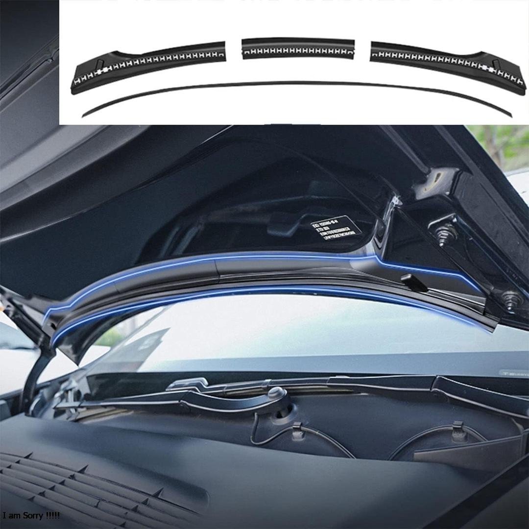 Front Hood Weather Strip for Tesla Model YRubber Seal Protector Front Trunk Hood Dust Proof sealGuard Strip for Tesla Model y Accessories 2024
