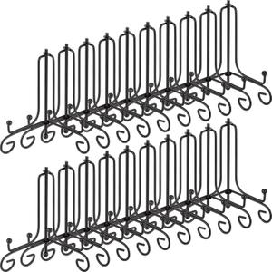 Chumia 20 Pack Iron Easel Stand Plate Holder Display Stand Picture Frame Stand Photo Holder Stand Painting Books and Arts Display Stand, 4 Inch