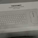 TECKNET Wireless Keyboard and Mouse Combo, Mini Cordless Computer Keyboard and Mouse Set 2.4GHz, Silent Adjustable 1600 DPI, Quiet Click, Lag-Free for Computer, Laptop, PC, Windows, Mac, Chrome OS