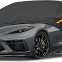 UV Protection Car Cover Windproof Dustproof Scratch Resistant Outdoor Universal Full Car Covers (5-Coupe Car Cover, C1- Fit Coupe/Cabrio-Length Up to 166 inch)