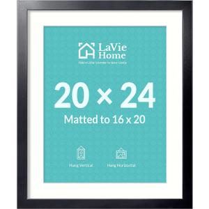 LaVie Home 20x24 Picture Frame Black Poster Frame