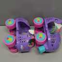 SULIFEEL Kids Adjustable Quad Roller Skates,Toddler Beginner Roller Skates for Girls and Boys Age 2-5 Years Old (Unicorn Purple)