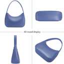Women's Shoulder Bags, Small Hobo Tote Elegant Clutch Purse with Zipper Closure