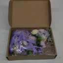 Boao 8 Pieces Artificial Rose Wrist Corsage and Boutonniere Set Wedding Corsage Wristband Roses Wedding Accessories for Bride Bridesmaid Groom (Purple)