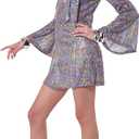 California Costumes, Disco Sensation Costume Dress, Women's X-Large Purple (Purple, M)