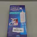 Ontel Miracle Smile Water Flosser for Teeth&Gum Health, Unique H-Shaped Flossing Head&4 Water Jets, Cordless Water Flosser Features 360 Cleaning&3 Pressure Modes, USB Rechargeable Dental Floss, White