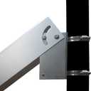 Solar Panel Pole Mount Kit Single Arm Pole-wall Mounting Brackets Support Solar Panels from 5W to 50W