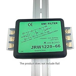 Noise Suppressor Power EMI Filter Termianl Single-Phase Line-Conditioner JIN RONG AC 115/250V 20 Amp CW4L2-20A-S