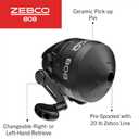 Zebco 808 Spincast Reel and Fishing Rod Combo, 7-Foot Durable Z-Glass Rod with Extended EVA Rod Handle, Quickset Anti-Reverse with Bite Alert, Pre-spooled with 20-Pound Cajun Fishing Line
