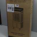 Evaporative Air Cooler, Swamp Cooler with 3 Gal Water Tank, 20H Cooling Time Swamp Cooler Air Conditioner, 80oscillation,Portable Cooling Fan for Office/Room/Garage/Kitchen(Include 6 Ice Packs)