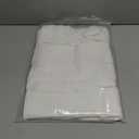 Powbrace 4 Pairs Wide Diabetic Socks for Men Women Plus Size,Lymphedema Socks,Socks for Swollen Feet and Ankles,Edema Socks,Loose Fit Socks,Non-Binding Socks,Bariatric Socks,Hospital Cast Socks-White