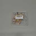 Pet Hair Keepsake Keychain Set - 2 Leather Paw & 2 Transparent Pet Hair Collector Keyrings, Memorial Gifts for Dog Lovers