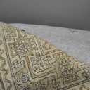 8x10 Area Rugs for Living Room, Stain Resistant Neutral Washable Rugs for Dining Room, Vintage Non-Slip Thin Large Size Area Rug, Printed Vintage Home Decor Rug Gold