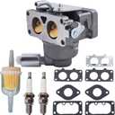 792295 Carburetor Replacement for 791230 796258 796997 Most 40G000 40H000 44L000 Model 20Hp 21Hp 23Hp 24Hp 25Hp V Twin Engines for L120 LA130 MIA10632