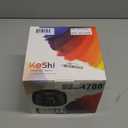 KeShi Waxing Kit, Painless Hair Removal Wax Warmer with 6 Bags Hard WaxBeans for Full Body, Legs, Face, Eyebrows & Bikini Ideal for Both Women & Men (Dark Black)