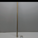 Ivilon Drapery Window Curtain Rod - End Cap Style Design 1 Inch Pole. 72 to 144 Inch Color Warm Gold