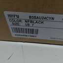 IDIFU IN3 Knee High Boots for Women Square Toe GoGo Chunky High Heeled Tall Long Fall Boot with Side Zipper Dress Comfortable Fashion Pull On Small Thick Heel Boots (Black)