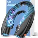 Portable Neck Fan, 6000mAh Rechargeable Personal Fan, 6 Speeds Hands Free Wearable Fan with 360 Surround Airflow, Ideal for Travel, Office, Sports, Home - Gifts for Men Women Dad Mom