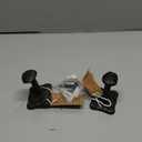 Rustic State Billow Wall Mount Cast Iron Hooks Coat Towel Bag Hat Hanger Multiuse Entryway Railroad Spike Rack Black Set of 2