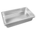 EGGKITPO Stainless Steel Pan 6-Pack 6 Inch Deep Full Size Pans Catering Storage Metal Food Pan Commercial Steamer pan Food Catering Trays for Hotel Steam Table Tray for Food Warmer, 1/1 6" deep without lid