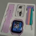 Kids Smart Watch Girls Gifts Age 3-12, Waterproof Watch for Kids with 32 Games, Dual Camera, Touch Screen, Alarm Clock, Music Player, Pedometer Birthday Gift Toys for Girls Ages 5 6 7 8 9 10 (Purple)