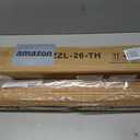 SEEYE Cordless Bamboo Roman Shades, Blackout Natural Bamboo Blinds for Indoor Windows, Roll Up Blind Privacy Shade for Home, Office, Door, UV Resistant & Easy to Install, 26" W x 64" H, Carbonized