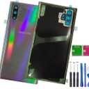 Galaxy Note10 Plus Back Cover Glass Housing Door Replacement with Camera Lens Parts for Samsung Galaxy Note10+ SM-N975F/DS SM-N975U SM-N975U1 5G +Tools (Aura Glow)