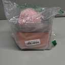 50 Pack 5 Inch Pink Paper Charcuterie Boxes with Clear Lids, Square To Go Cake Slice Containers Small Bakery Boxes for Dessert, Cookies, Sandwich, Strawberries