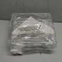 iDesign Tall Plastic Storage Bin with Handles for Fridge or Freezer - Set of 2 - Clear - Made in USA