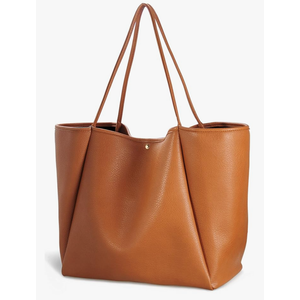 Oversize Pu Leather Tote Women Weekender Bag Shopper Handbag Travel Purse