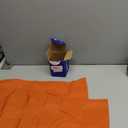 MIULEE Pack of 2 Decorative Outdoor Solid Waterproof Throw Pillow Covers Faux Linen Garden Farmhouse Cushion Cases for Summer Patio Tent Balcony Couch Sofa 20x12 Inch Orange