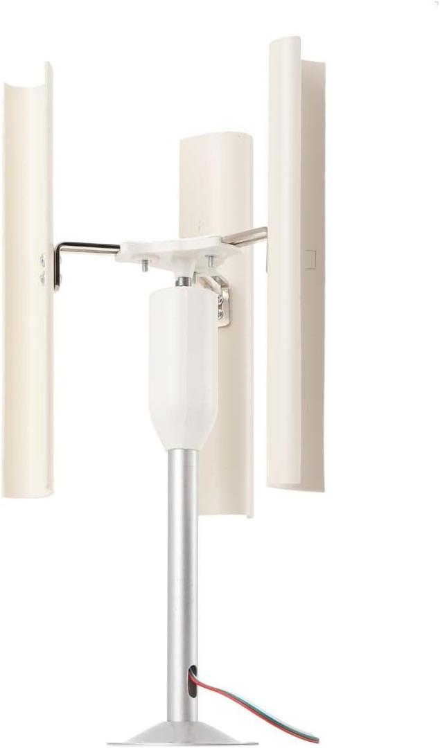 Axis Wind Turbine Generator 3 Blades with Controller 12V 30W for Boats, Gazebos, Cabins, Homes or Industrial(No Instructions)