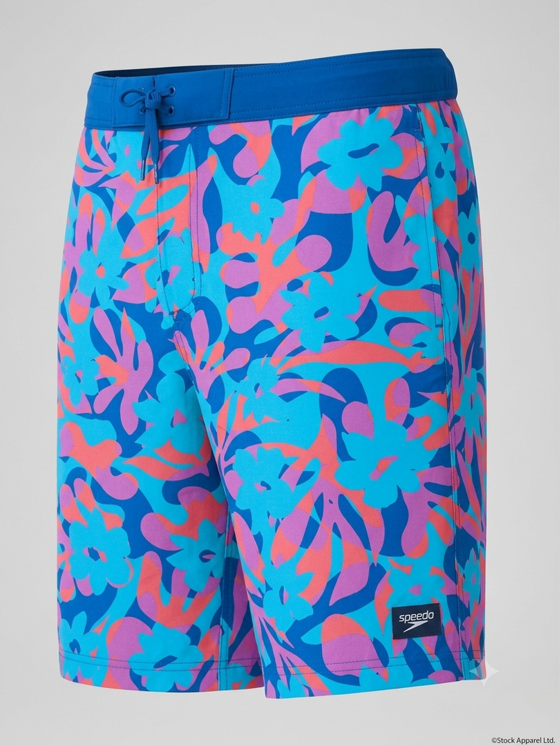 Speedo Men's Swim Trunk Knee Length Boardshort Bondi Printed (XL)