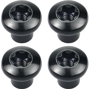 Door Hinge Nuts Replacement Screws Compatible with 2007-2018 Jeep Wrangler JK JKU (4Pcs) (For JK/JKU (0.71 inch long))