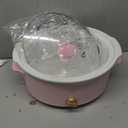 Paris Hilton 6-Quart Manual Slow Cooker, Features Three Settings (Low, High, Warm), Naturally Nonstick and Dishwasher Safe Stoneware Insert, Family Sized Capacity, Pink