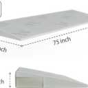 King Size Wedge Pillow for Acid Reflux Relief,Mattress Wedge,6" H
