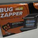 Solar Bug Zapper Outdoor, PhatroyYee Mosquito Zapper 4500V, Waterproof Portable Fly Zapper, Rechargeable Electric Mosquito Killer, Cordless Fly Insect Mosquitos Trap for Patio Yard Home Garden Camping