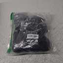 Amazon Essentials mens Athletic Ankle Socks, Breathable, Cotton Blend, Cushioned (13-15, Black)