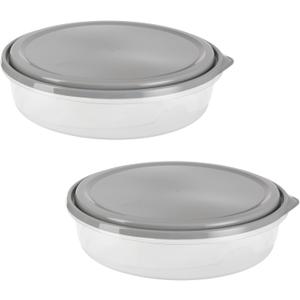 GoodCook EveryWare Extra Large 12 inch Round Container 2 pack, BPA Free