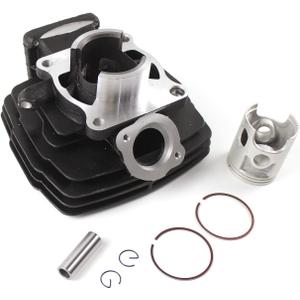 SINOCMP DT125 Engine Rebuild Kit 56mm Cylinder Piston Gasket Top End Kit for YAMAHA DT125 1974-1981 Engine