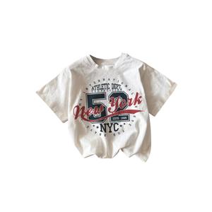 QJQ Women's Letter Graphic Tshirts Cherry Car Short Sleeve Crewneck Tees Casual Summer Trendy Vintage Drop Shoulder Tops White Number X-Small (XS)