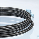 120W USB-A to Type-C Data Cable, 6A Fast Charging Cable, 2m, Black