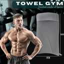 Uonel Sports Towel Gym 90 x 40 Fitness Towel Set of 5 Microfibre Towels Sports Towel Gym Sports Towel Gym Microfibre Non-Slip Machine